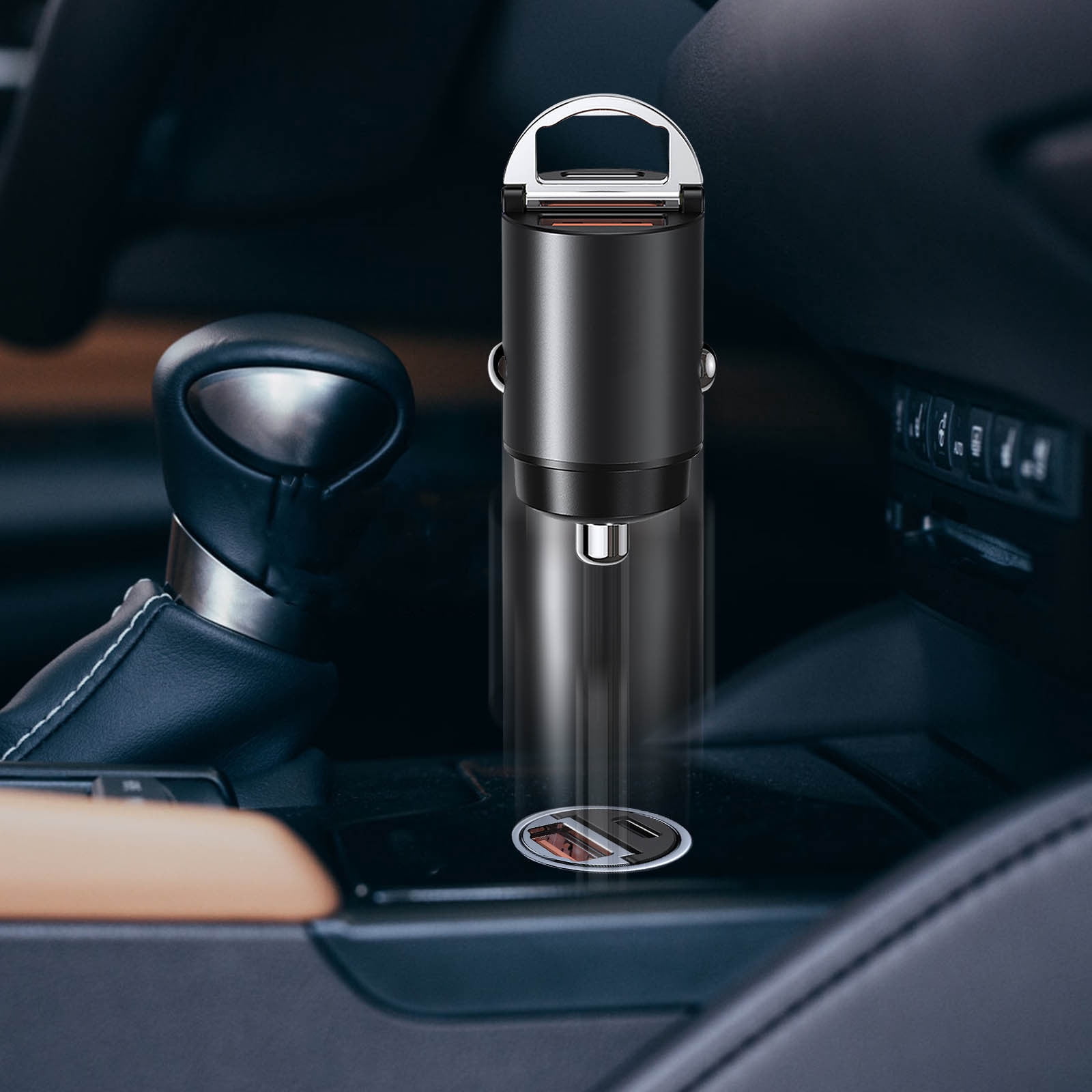 Danhjin Small Electrically Charged Instruments Usb Car Charger Pd 30W And Qc 30W Usb Car Charger Adapter
