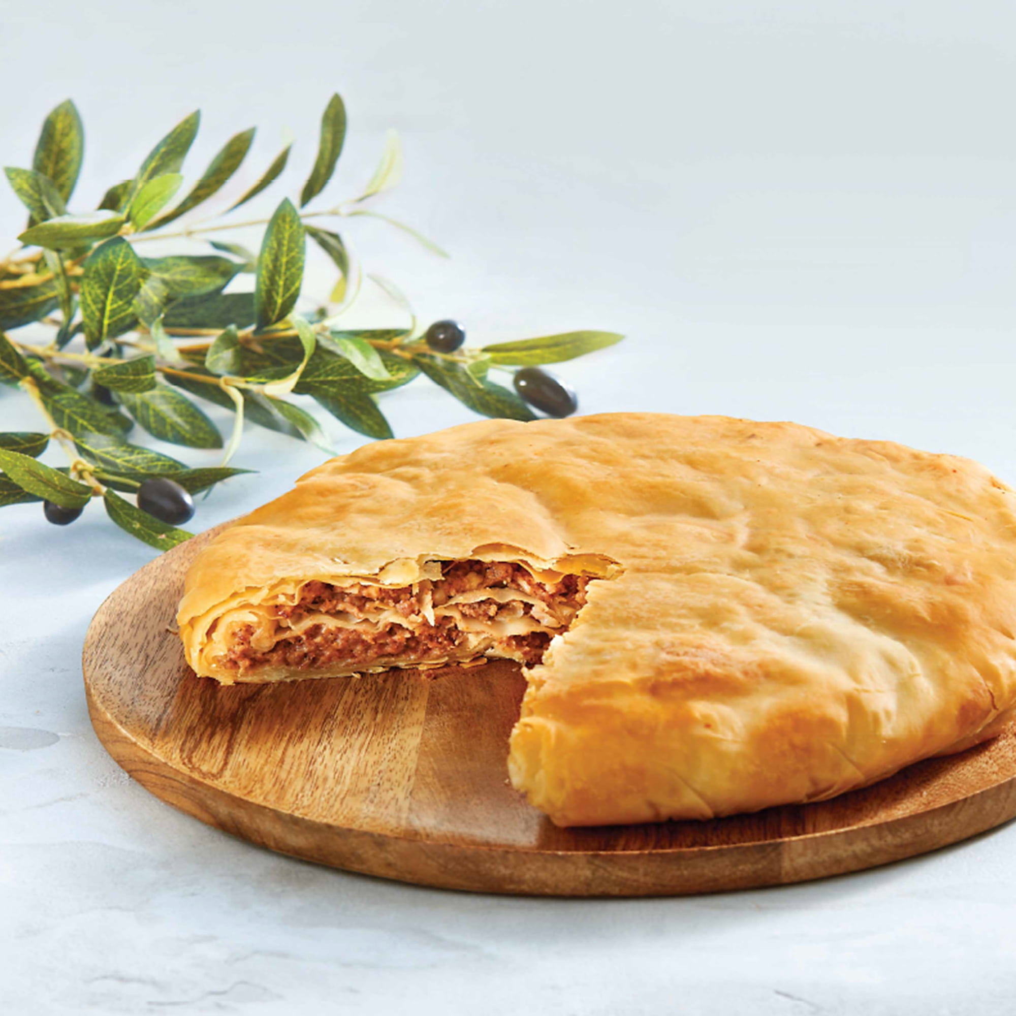 Fino Fine Foods Tarte Filo Méditerranéenne Viande 800/Gramme Tarte Filo Méditerranéenne Viande