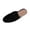 Black, variant on Xfvqtps Comfortable Womens Slip on Mules Backless Loafers Casual Flats with Decorative Metal Soft Faux Leather Shoes for Everyday Wear Sliders and Slip ons Pink