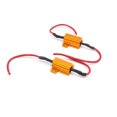 thumbnail image 1 of Unique Bargains 2Pcs 25W 10RJ LED Phare Canbus Décodeur Aucune Résistance de Charge Sans Erreur pour Voiture, 1 of 3