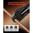 thumbnail image 2 of KFFKFF ProPress Jaws for Compact Series Press Tools, 3PCS Pressing Jaws 1/2", 3/4" & 1" for ProPress Copper Pipes Connections, Includes Carrying Case, 2 of 9