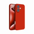 thumbnail image 1 of PANDACO Soft Shell Red Case for iPhone 16, 1 of 3