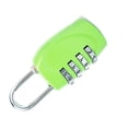 thumbnail image 4 of Hi,Fancy Office 4-digit Combination Lock Camping Business Trip Suitcase Luggage Locker Gate Door Resettable Padlock Security Accessories Green, 4 of 6