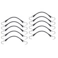 thumbnail image 2 of Motorcycle Tie Downs, Rubber High Toughness Bungee Cord Durable Break Resistant With Hook For RV, 2 of 8