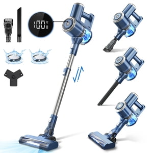 Prettycare Nettoyant à vide sans fil pour bâton Léger Nettoileur à vide léger,Conçu pour les cheveux pour animaux de compagnie W200