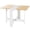 Natural Wood, variant on HOMCOM Folding Drop Leaf Dining Table Space Saving Kitchen Table