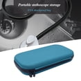 thumbnail image 1 of Portable Shockproof Stethoscope Storage Bag Built-in Mesh Shockproof Stethoscope Bag Organizer Zipper Storage Case, Blue, 1 of 9