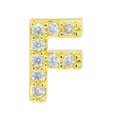 thumbnail image 1 of tredstone Simple Design Letter Rhinestone Earring Party Hiking Portable Stud Earrings Photo Shooting Ear Decor Jewellery F, 1 of 8