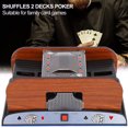 thumbnail image 1 of 2 Deck Automatic Card Shuffler, Battery Operated Electric Shuffler  Playing Card Shuffler Machine For Classic Poker Deck Playing Cards, Home Tournament Card Games, 1 of 8