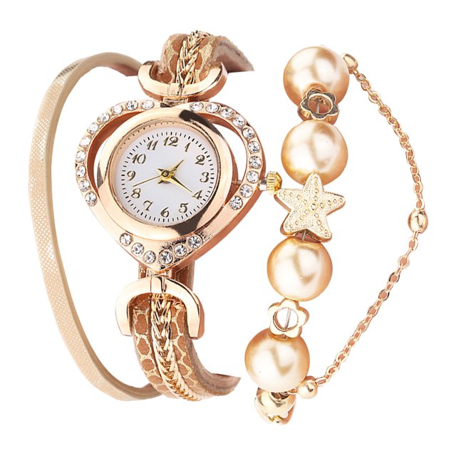 WIFKLSIIPG Ladies Elegant Wrist Watches Women Bracelet Rhinestones Analog Quartz Watch