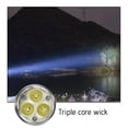 thumbnail image 4 of HOARBOEG 3LED Flashlights High Powered Super Bright Flashlight Rechargeable 5 Modes Lights For Emergency Outdoor Home Camping Hiking Gift, 4 of 7