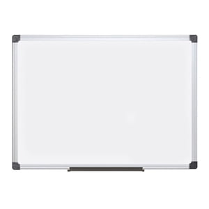 MasterVision Maya Panneau d'effacement à sec en acier magnétique 24" x 36", Cadre en aluminium