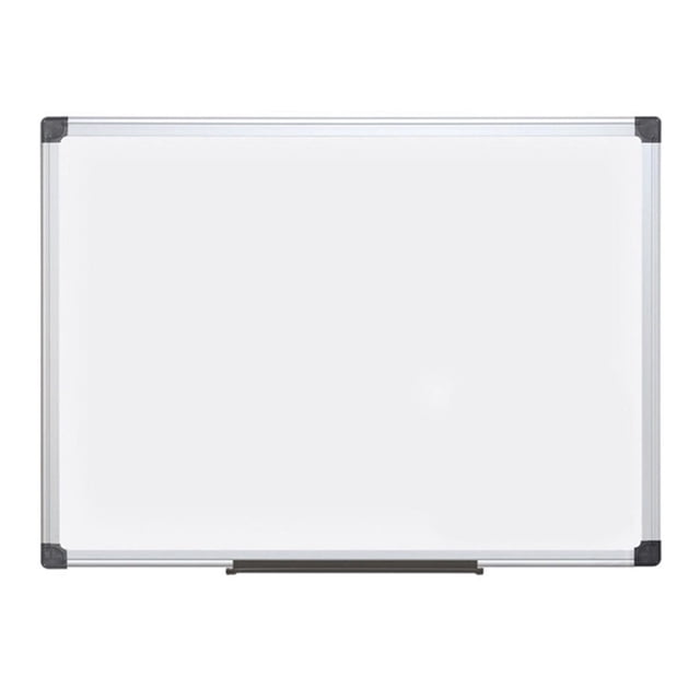 MasterVision Maya Magnetic Steel Dry-Erase Board, 48" x 72", Aluminum Frame