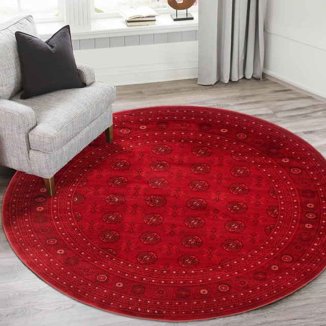 ECARPET Bokhara Traditional Oriental Area Rug, Classic Geometric Pattern