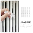 thumbnail image 4 of Vertical Blind Repairing Vane, Metal Vertical Blind Repairing Tabs, Metal Tabs Replacement for Vertical Blinds Replacement Slats, White 6PCS, 4 of 8