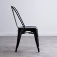 thumbnail image 2 of Heavenly Collection Black Metal Dining Chairs – Set of 4, Modern & Durable for Kitchen or Dining Room, 2 of 9
