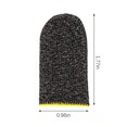 thumbnail image 4 of 2pcs Gaming Screen Gloves Nylon Knitted Game Gloves Sweatproof Gloves Sweatproof Elastic Game Controller Sleeves, Red, 4 of 9