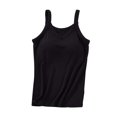 thumbnail image 1 of LSLJS Women's Solid Color Chest Cushion Exposed Navel Camisole with Blouse, Womens Camisole Tank Tops, 1 of 6