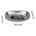 thumbnail image 2 of Outdoor Vintage Dining American Tinplate Fruit Tray Camping Tableware Snack Cake Barbecue Tableware Embossed Tinplate, 2 of 4