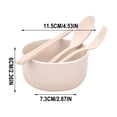 thumbnail image 3 of Three-Piece Tableware Set with Bowl, Spoon, Fork & Chopsticks for Complete Meals | Durable Dishwasher Safe Utensils, 3 of 5