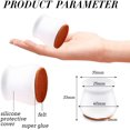 thumbnail image 2 of Chair Leg Floor Protectors Silicone Furniture Table Leg Protectors Stool Leg Protectors Caps, 2 of 5