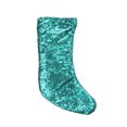 thumbnail image 1 of Northlight 17.5" Paillettes Paillette Verte Sarcelle Suspendu Bas de Noël, 1 of 3