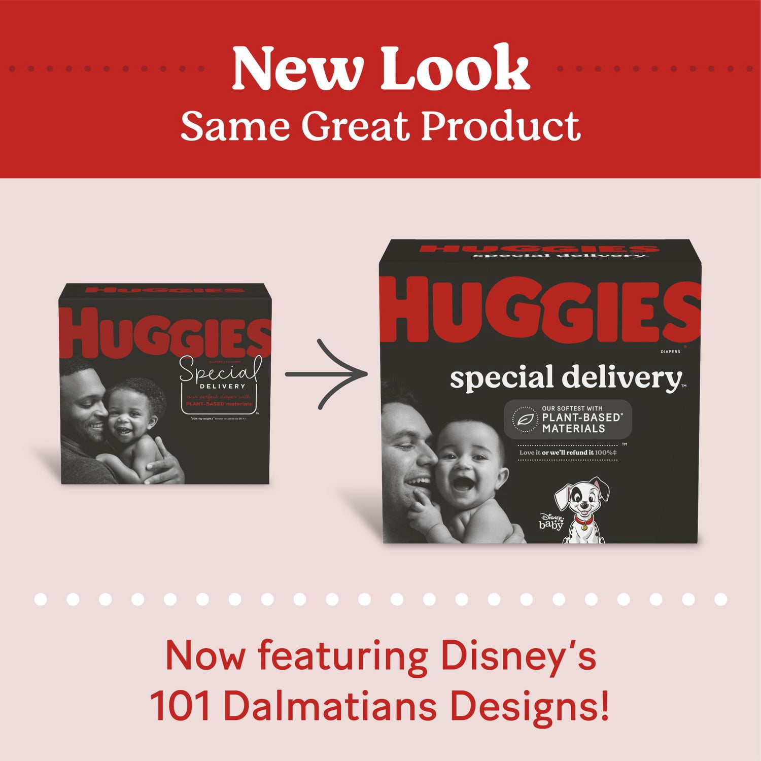 Couches hypoallergéniques pour bébés Huggies Special Delivery, taille 2, 64 u