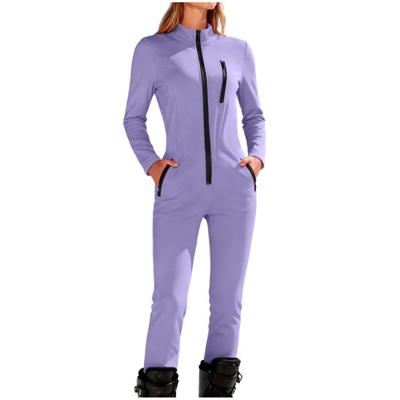 Women's Long Sleeve Bodysuit Shapewear Compression Jumpsuit Solid Color Yoga Top