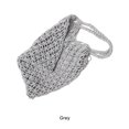 thumbnail image 3 of Decodeary Stay Organized And Fashionable With Reusable Shoulder Bag Wide Application Blended Straw Beach Bag LightGray 1Set, 3 of 6