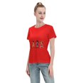 thumbnail image 4 of T-Shirt Basique à Manches Courtes pour Femmes une Pièce, 4 of 6
