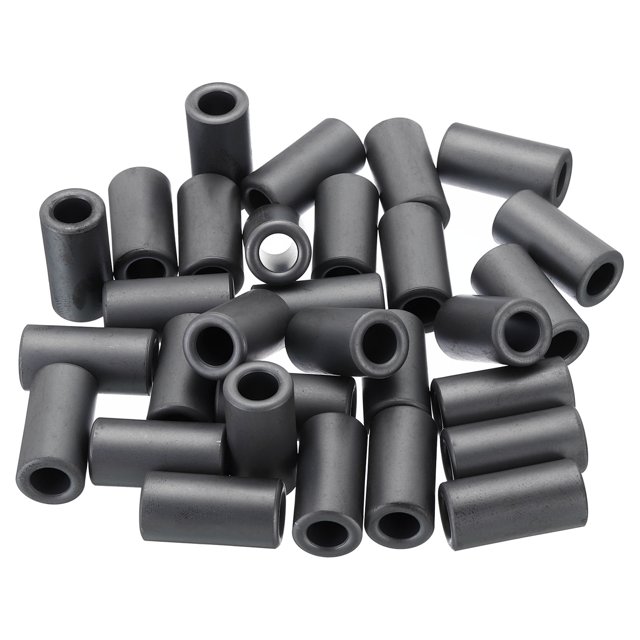 Unique Bargains Ferrite Toroid Core, Toroid Core 0.6' ODx0.3' IDx1.1' H, Black 30 Pack