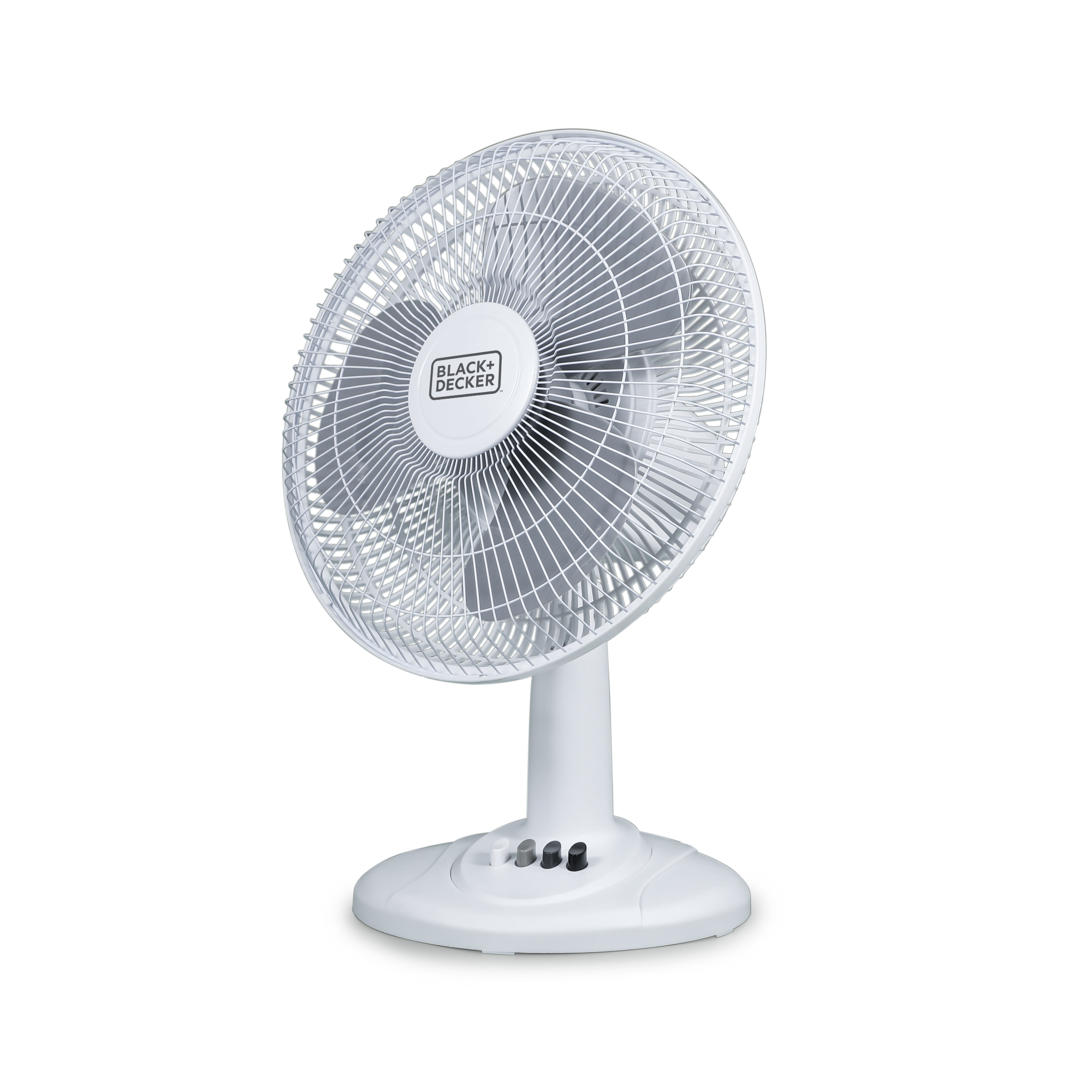 Ventilateur de bureau BLACK+DECKER pour la maison et le bureau, 30 cm (12 pouces) avec 3 vitesses