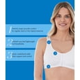 thumbnail image 2 of Bestform 9706014 Comfort Cotton Blend Front Close Sports Bra, 2 of 8
