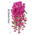 thumbnail image 3 of JilgTeok 2 Packs Simulated Roses Artificial Flower Plastic Wrapping Plants Fake Flowers Vines for Home Garden Porch Yard Living Room Ceiling Spring Decoration Clearance, 3 of 8