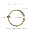 thumbnail image 5 of Retro Classy Penannular Spiral Brooch Amulet  Scarf Shawl Pin Antique Copper 2, 5 of 5