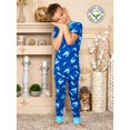 thumbnail image 3 of Pretigez Pyjama pour Garçons en Coton Biologique, Ensemble de Sommeil 2 Pcs, 3 of 10