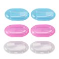 thumbnail image 2 of Toddler Finger Toothbrush, 6PCS Soft Bristles Baby Finger Toothbrush  for Training Teething, 2 of 7