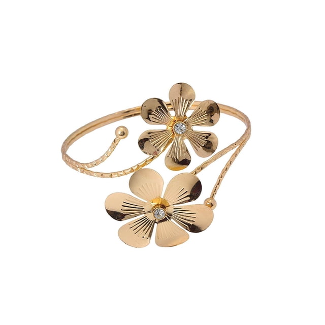 kurtrusly Bracelet Bras Bracelet Rétro à la Mode pour la Remise des Diplômes Femme Aureate