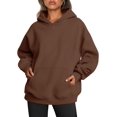 thumbnail image 1 of ORUYROP Sweat à Capuche Surdimensionné pour Femmes Pulls à Manches Longues avec Poche, 1 of 7