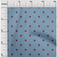 thumbnail image 1 of oneOone Silk Tabby Fabric Strawberry Fruit Print Fabric by The Yard 42 Inch Wide, 1 of 4