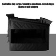 thumbnail image 4 of Hard Mesh Dog Car Seat Cover, Waterproof Pet Mat with Storage Basket, Non-Slip Rear Seat Protector for Cars, Trucks, SUVs, Universal Fit Travel Crate Liner, 4 of 7