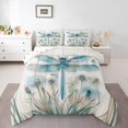 thumbnail image 1 of Erosebridal Blue Dragonfly Bedding Twin Comforter Set,Flower Dandelion Down Comforter,Animal Decor,Reversible,Lightweight,2pcs, 1 of 7
