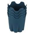 thumbnail image 1 of Unique Bargains 4' Silicone Round Flower Pot Planter Decorative Container, Green 4 Pack, 1 of 5