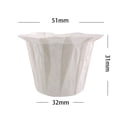 thumbnail image 2 of Disposable Coffee Filters,Pack of 100 Paper Filter +Reusable K Cup Coffee Pod for Reusable Single Serve Pods Compatible with k cup 2.0 & 1.0 Coffee Maker, 2 of 7