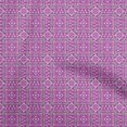 thumbnail image 1 of oneOone Rayon Purple Fabric Asian Block Craft Projects Decor Fabric Printed By The Yard 56 Inch Wide, 1 of 4