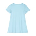 thumbnail image 4 of RXIRUCGD 2025 Vêtements d'Été pour Enfants 3-12 Ans Mode Imprimée Pyjama Rêveur Mi-Mollet Chemise de Nuit, 4 of 5