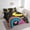 Black, variant on Erosebridal Cute Rainbow Bed in a Bag Queen size for Girls, Cartoon Moon Stars Heart Print Quilted Comforter, Super Cozy 7-Piece