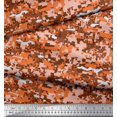 thumbnail image 2 of Soimoi polyester Crepe Fabric Two Tone Camouflage Print Fabric by the Yard 52 Inch Wide, 2 of 3