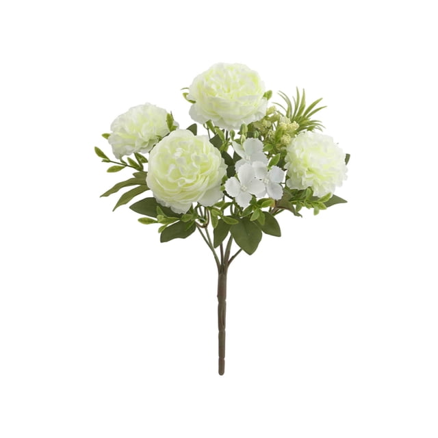 LSLJS Artificial Flowers Rose Peony for Simulation Table Decoration Reusable Bouquet for Home Party Office Wedding Reunite Reception Table Decor Artificial Flowers