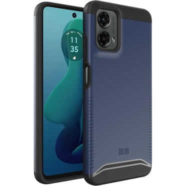 TUDIA MergeGrip Motorola Moto g 5G 2024 Étui Double Couche Robuste - Bleu Indigo